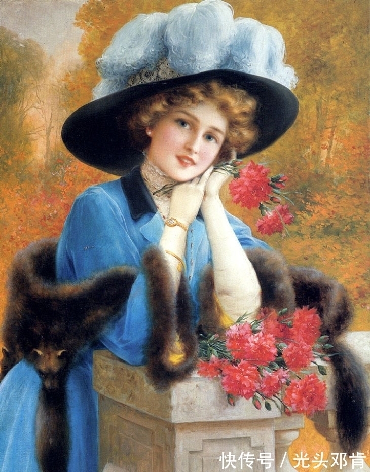 弗农&他最擅长画美女,埃米尔·弗农Emile Vernon油画美女作品鉴赏