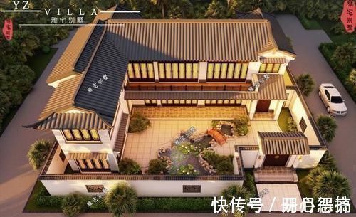 合院|宅基地宽二十八米，长二十一米，想建个中式四合院该怎么设计？