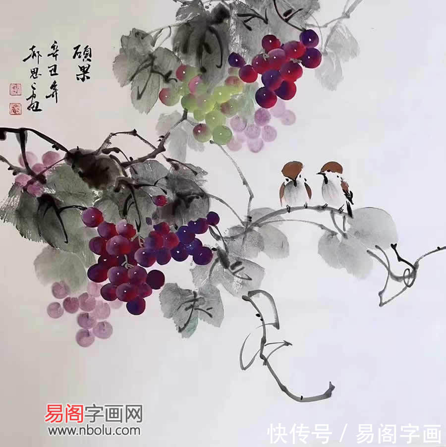 郝思思@画家郝思思 画同人一样美 令人怦然心动