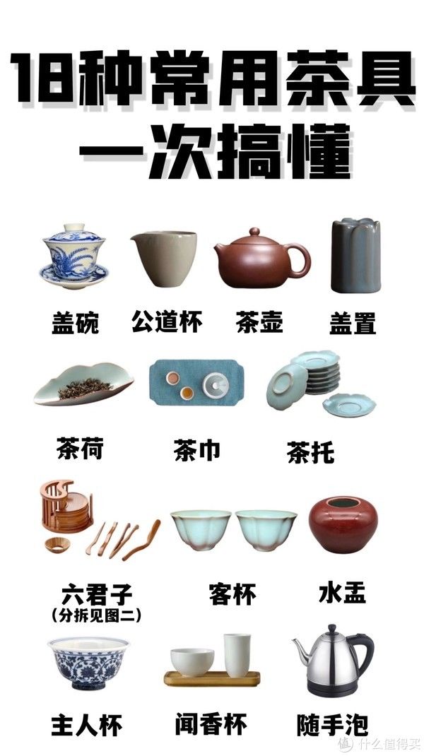 主人杯&一次入门，读懂18种常用茶具