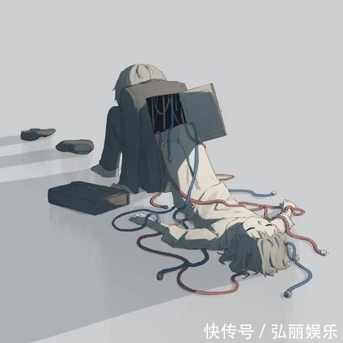 插画@22幅悲伤的插画,只有孩子才能看懂,大人却理解不了