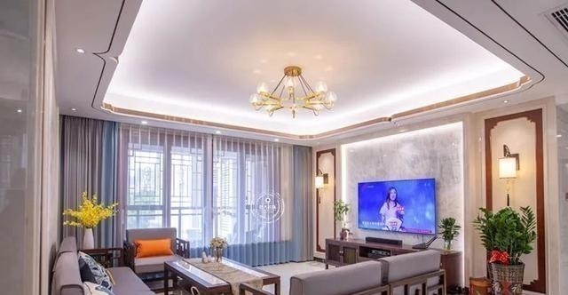 展示柜|新中式客厅电视墙,儒雅端庄,华丽大方!新中式客厅电视墙,儒雅端庄,华丽大方!