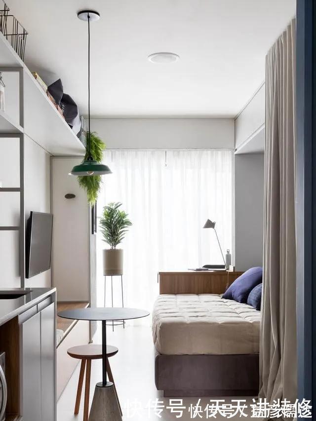 小房子|她的19㎡精致公寓,竟然有三分离卫浴,衣帽间书房一样不少,厉害