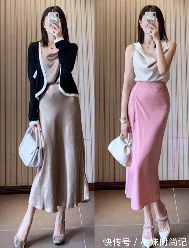 气质|“高跟鞋”,搭半身裙连衣裙,不用费力就能显高