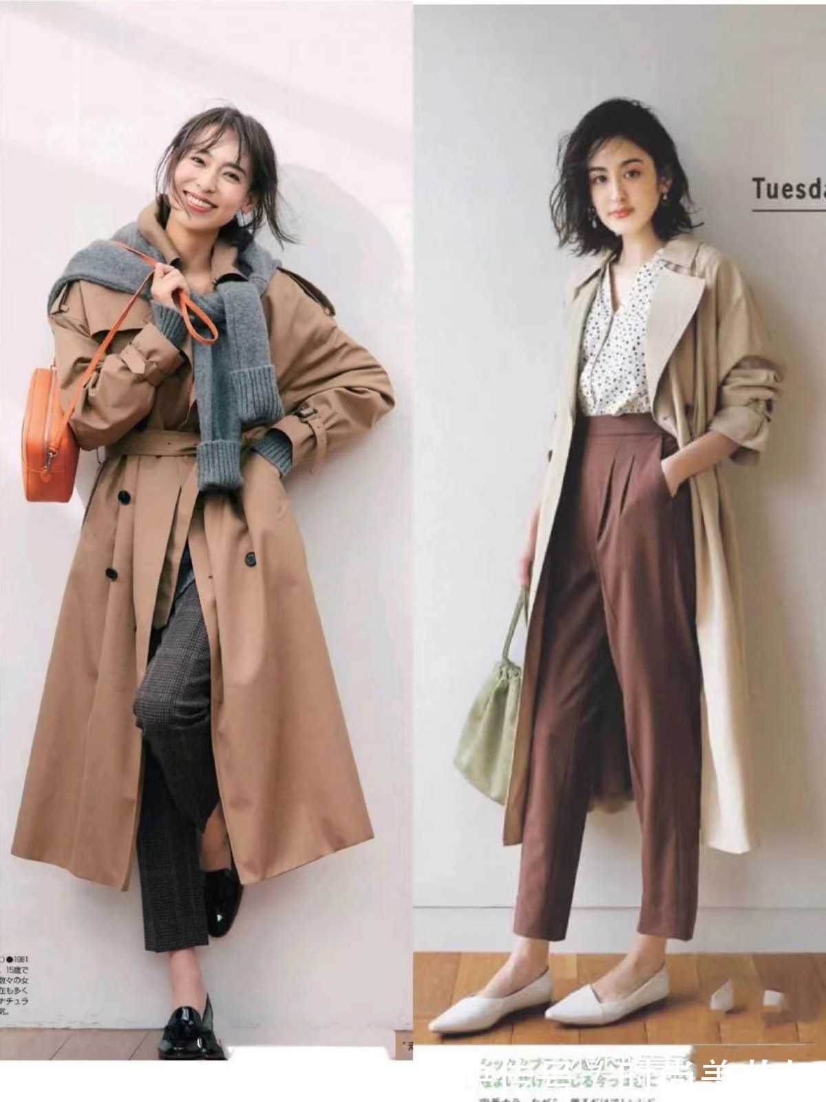 穿着|开春穿搭不必太复杂,学日杂博主穿风衣,简洁高级又大气