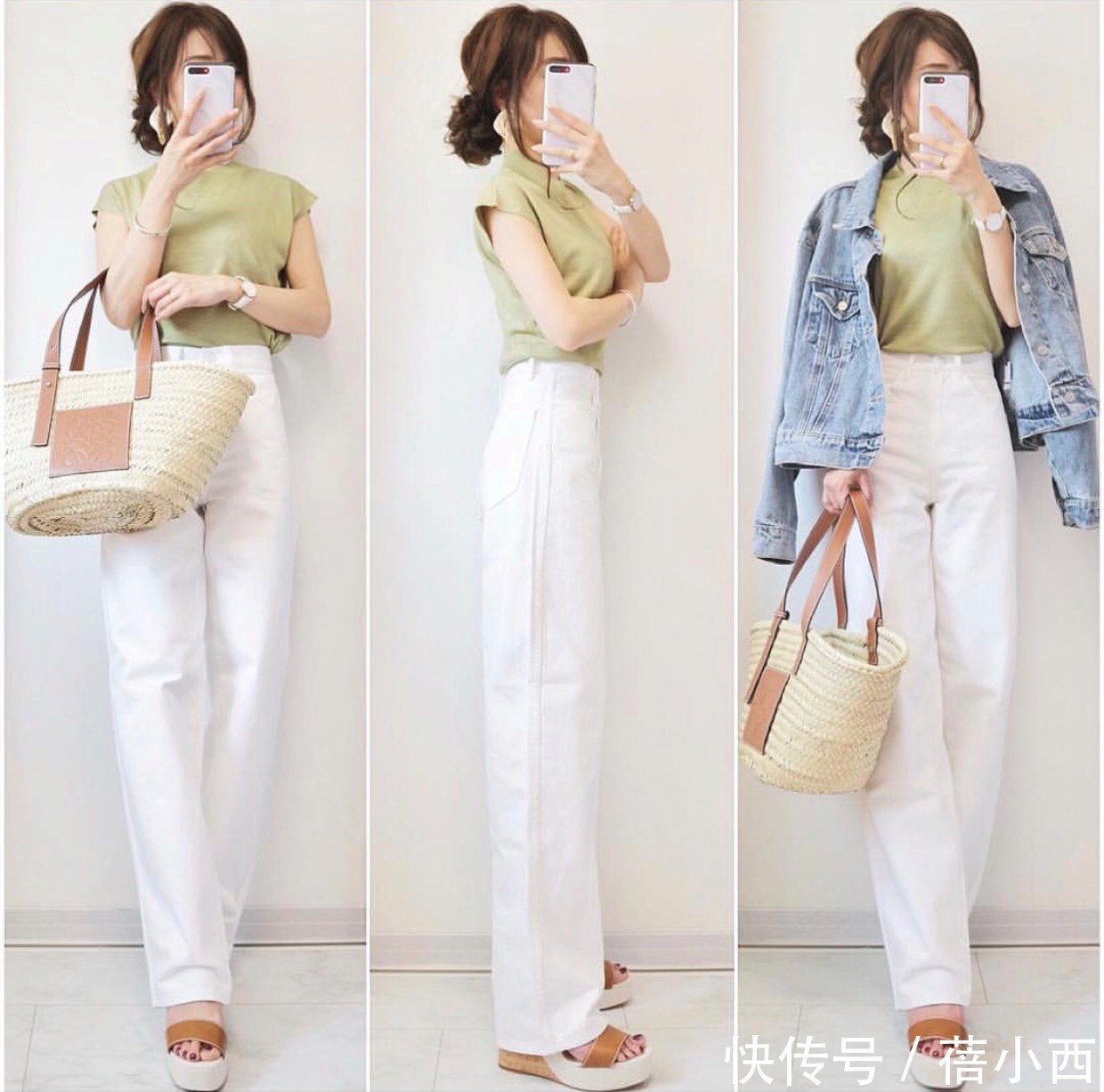 牛仔裤|女人穿衣打扮是对自己的褒奖,来学日系气质穿搭,知性且有女人味