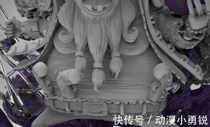 手办|黑胡子双果实手办,看制作过程值100元,关上灯5万也不卖