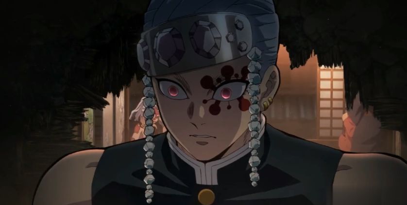 宇髓天元|鬼灭之刃第7话,真正的上弦之六妓夫太郎现身,直接打伤宇髓天元