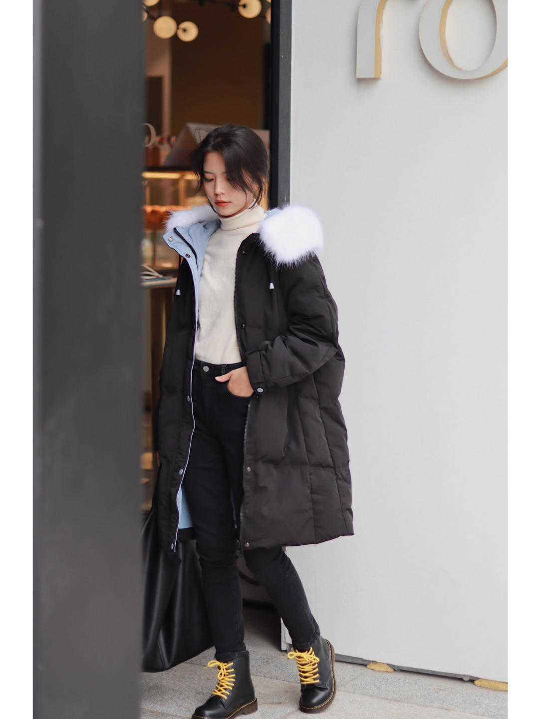 修饰|羽绒服要遮肉更要时髦,看潮人给你亲身示范,好用还简单!