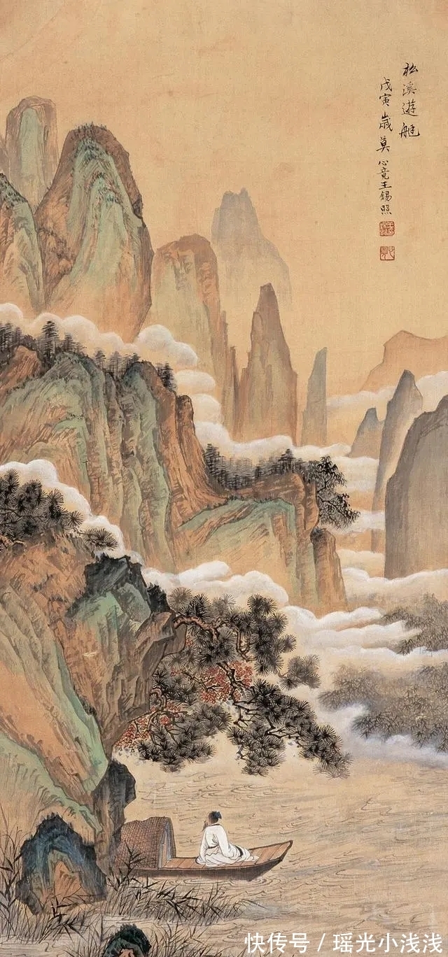 山水画家@天妒英才!一位在世45年的著名山水画家