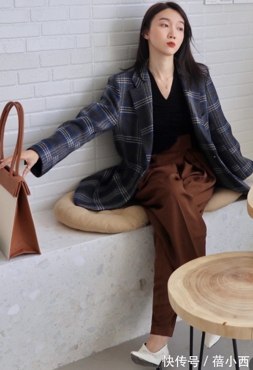 乐福鞋 春季穿“西装裤”=高级+显瘦,比牛仔裤更时髦洋气,帮你选好了