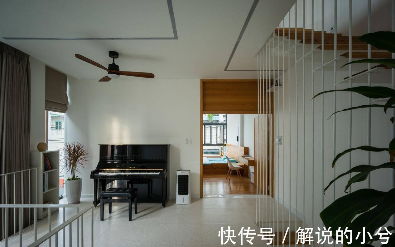 楼房|越南楼房占地面积小,5层小楼“瘦瘦高高”,一层2间房,安静舒服