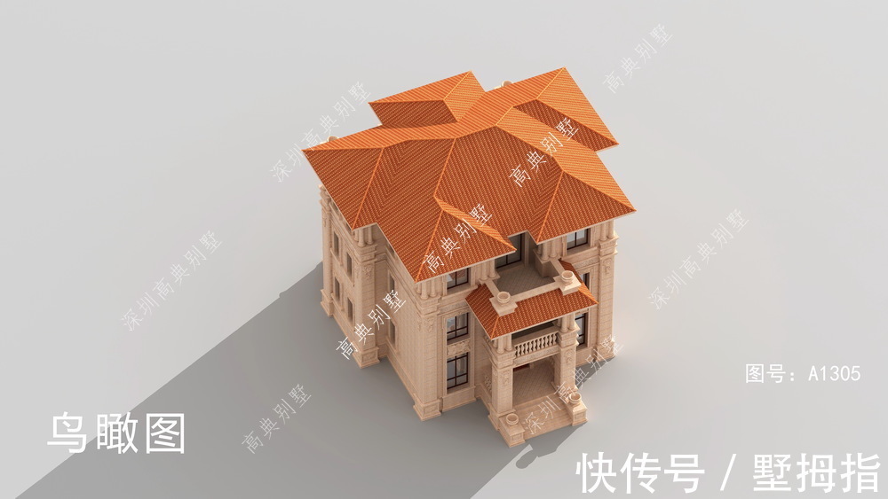 欧式|多少人追求的简约大方，不就是这样的欧式石材别墅吗？