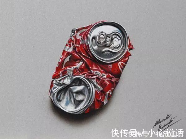 铅笔#颠覆你的认知,她用彩色铅笔画出的超写实画作,质感太赞了