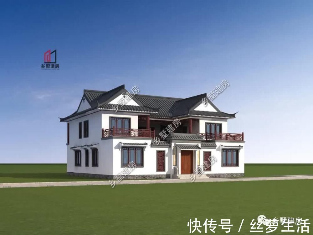 堂屋|四合别院做设计，精美实用歇山顶，回乡建一栋，光宗耀祖艳门楣