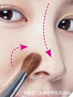 鼻子|神奇化妆必学-让塌鼻子立刻挺起来-山东化妆培训学校分享!