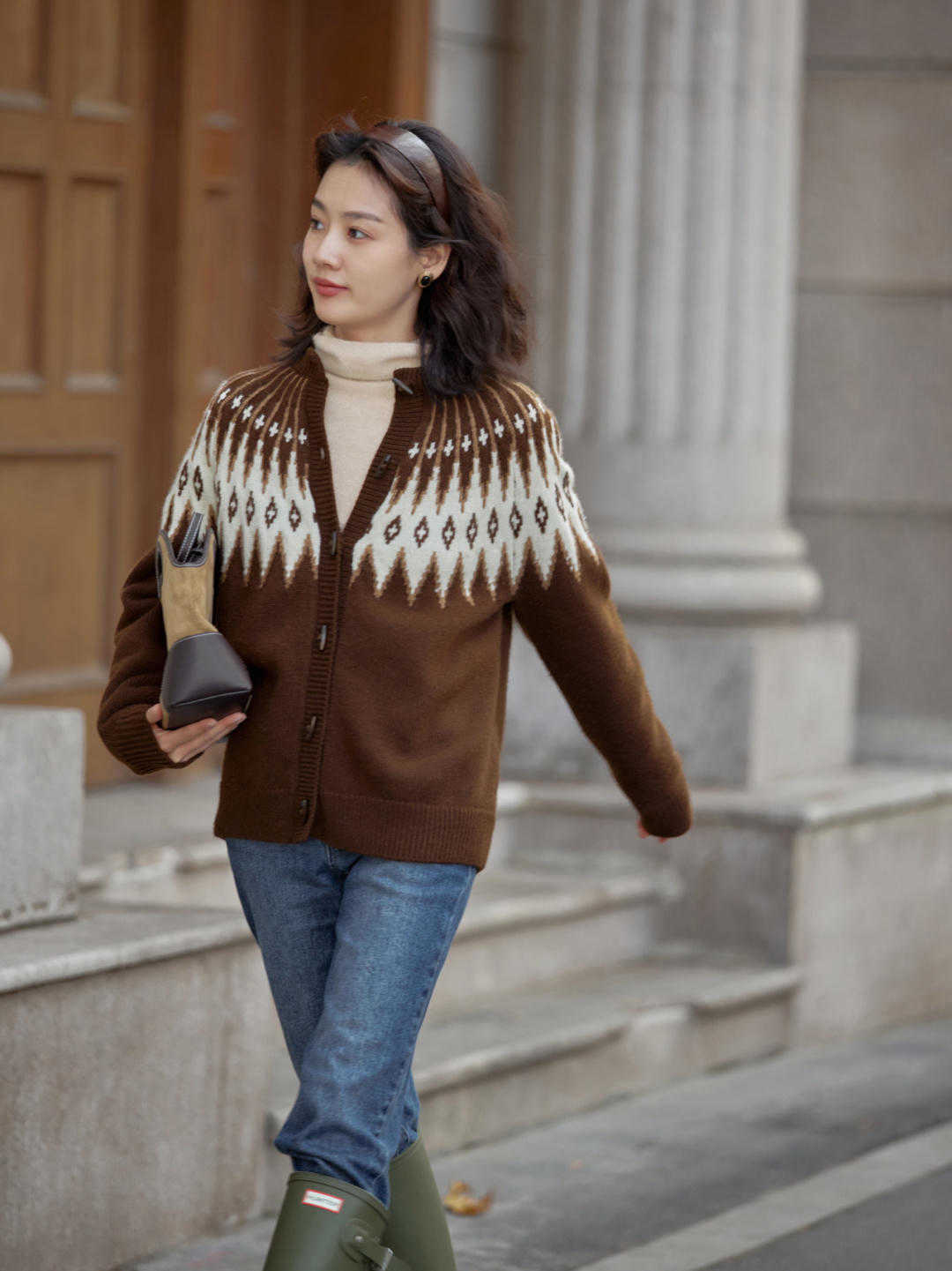 博主|长筒靴怎么穿?建议你试试“塞裤脚”,显高显瘦还超级有范儿