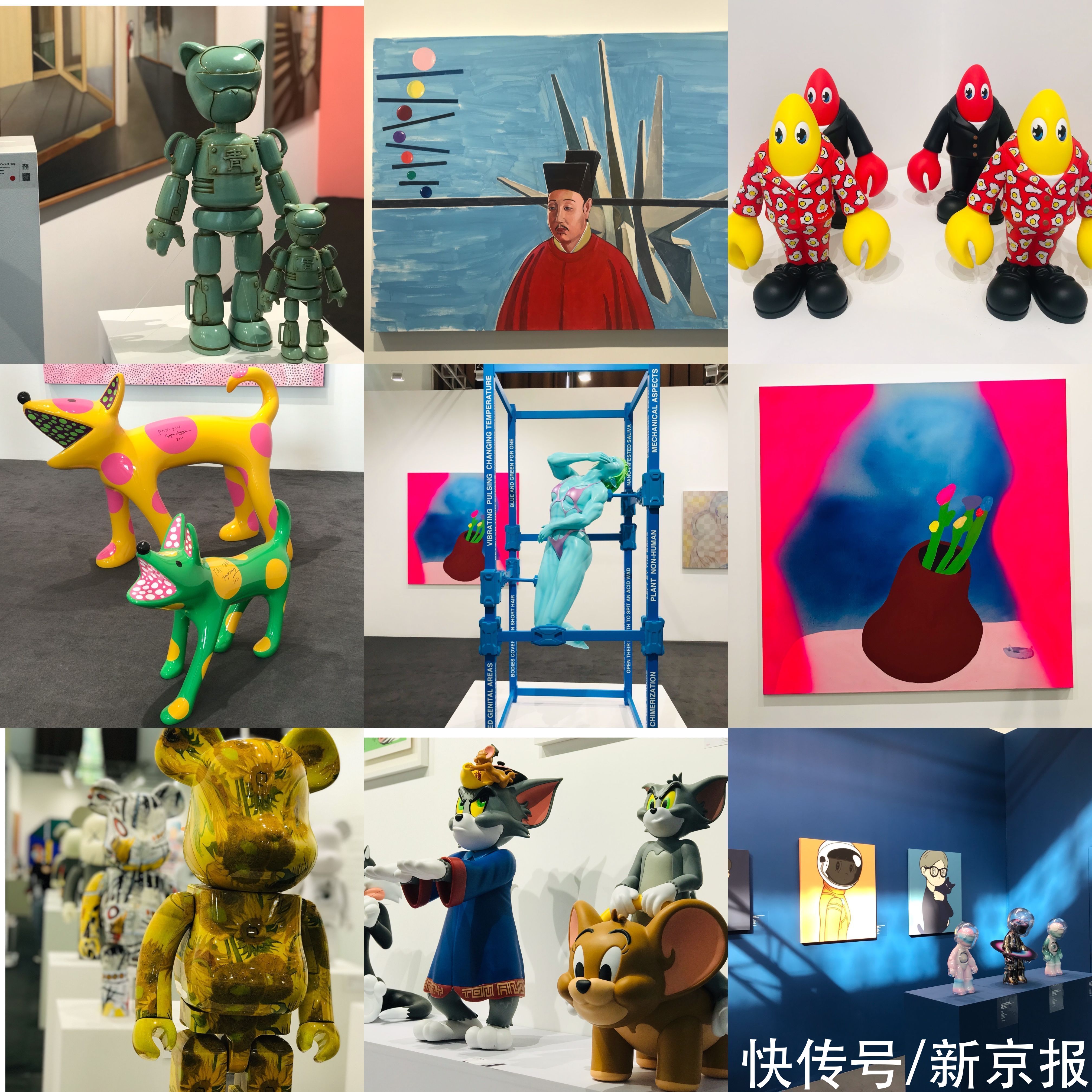 展览馆$逛展｜草间弥生画作、方文山与周杰伦联名公仔，这届艺博会看点多