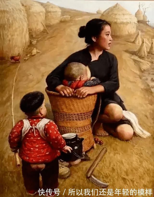 中国农村&绝对硬实力,火遍全球的油画作品,承载了一代人的深刻记忆,张张感人至深~