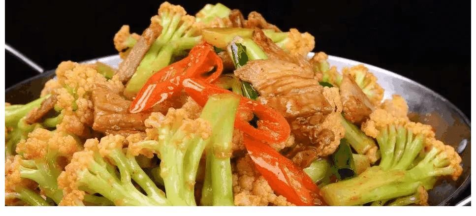 汤碗|有机花菜的诱人吃法，简单两步制作，实在是太下饭了