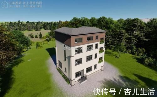 四层|11.3×11.7米新中式四层别墅,4个客厅这样的户型喜欢吗