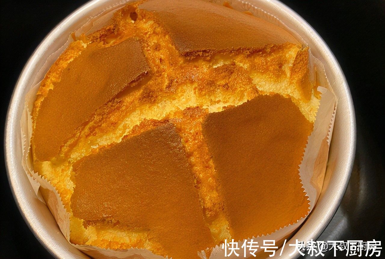 只需一个气炸锅！大叔教你自制海绵蛋糕，松软可口，超级好吃