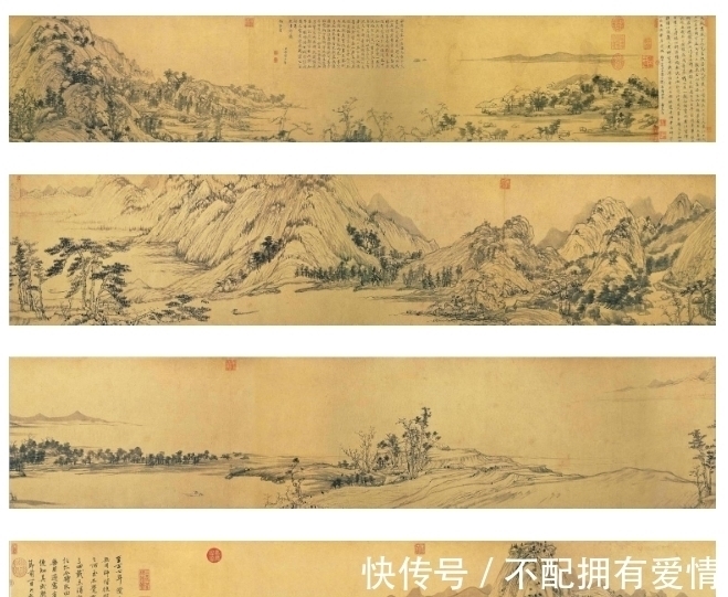 富春山$老人烧一幅画为自己陪葬,侄子舍命抢夺,后成十大传世名画之首