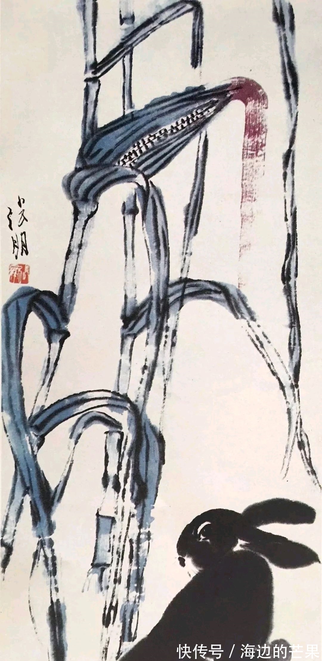 画品$国画家|人品、画品皆高逸,张朋大写意花鸟画