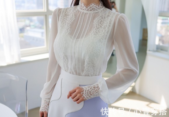 时尚|女神孙允珠高清时尚搭配:夏雪螺旋纽花透明冰晶纱纺裙