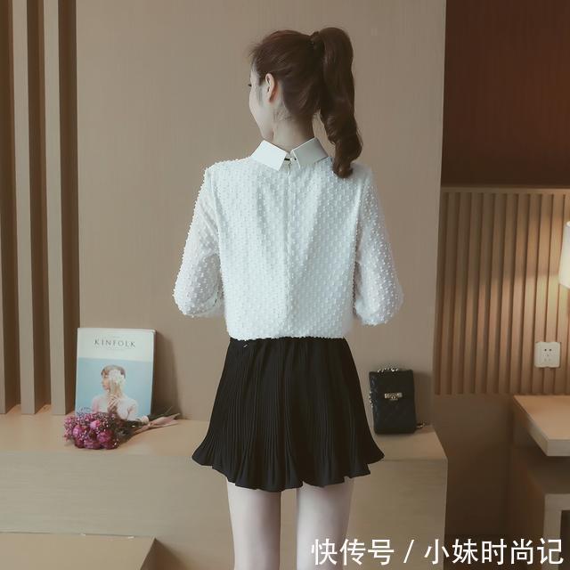 流露|雪纺衬衫才是春天最流行的款,甜美气息不知不觉就流露出来了