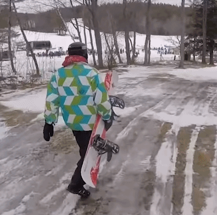 |搞笑GIF:一转身美美哒