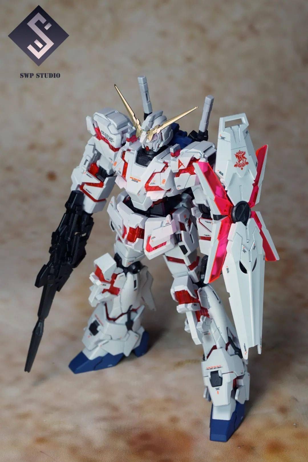 hg|HG独角兽平喷涂装，细节不够水贴凑