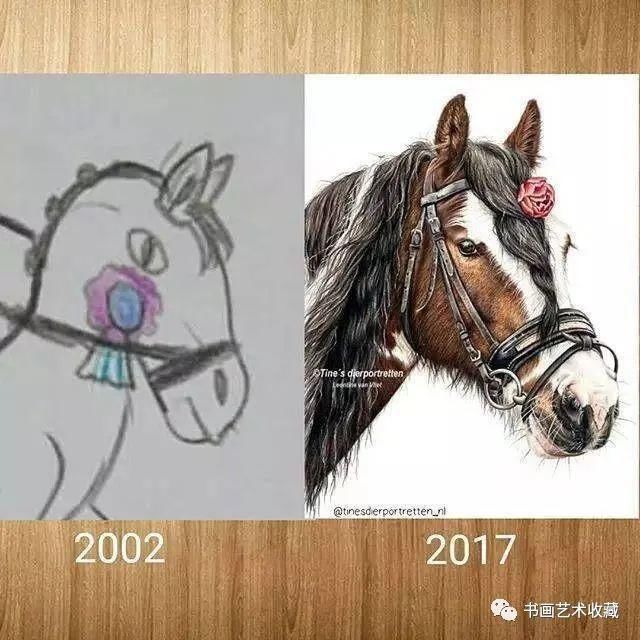  美女|一匹马画了16年！美女学渣逆袭成功，坚持下来很酷！