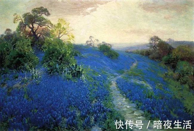 绘画@蓝调印象派风景油画，每一幅都令人寻味！