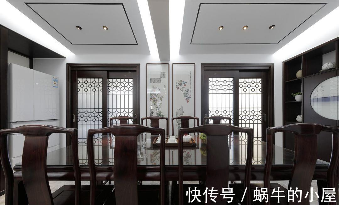 搭配|130平方米的中式家装,搭配自然复古的红木,简约又大气!