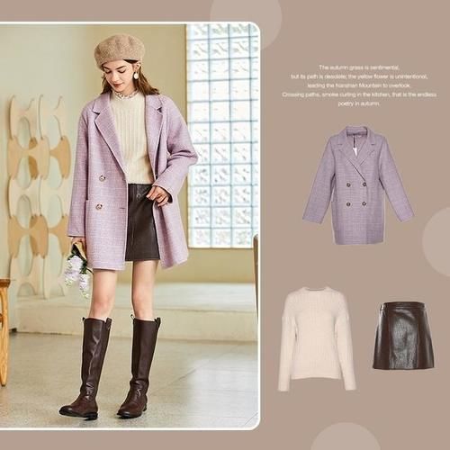色系|冬天穿毛呢大衣怎么搭?今年流行这些穿法,照着穿时髦又显气质