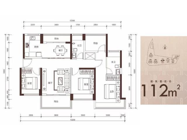 解析|好住丨信义君御山居户型建面约87-112㎡!全方位户型解析