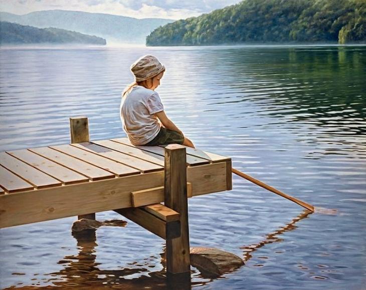 加拿大$无忧无虑的夏天:加拿大艺术家理查德 丹尼尔作品欣赏