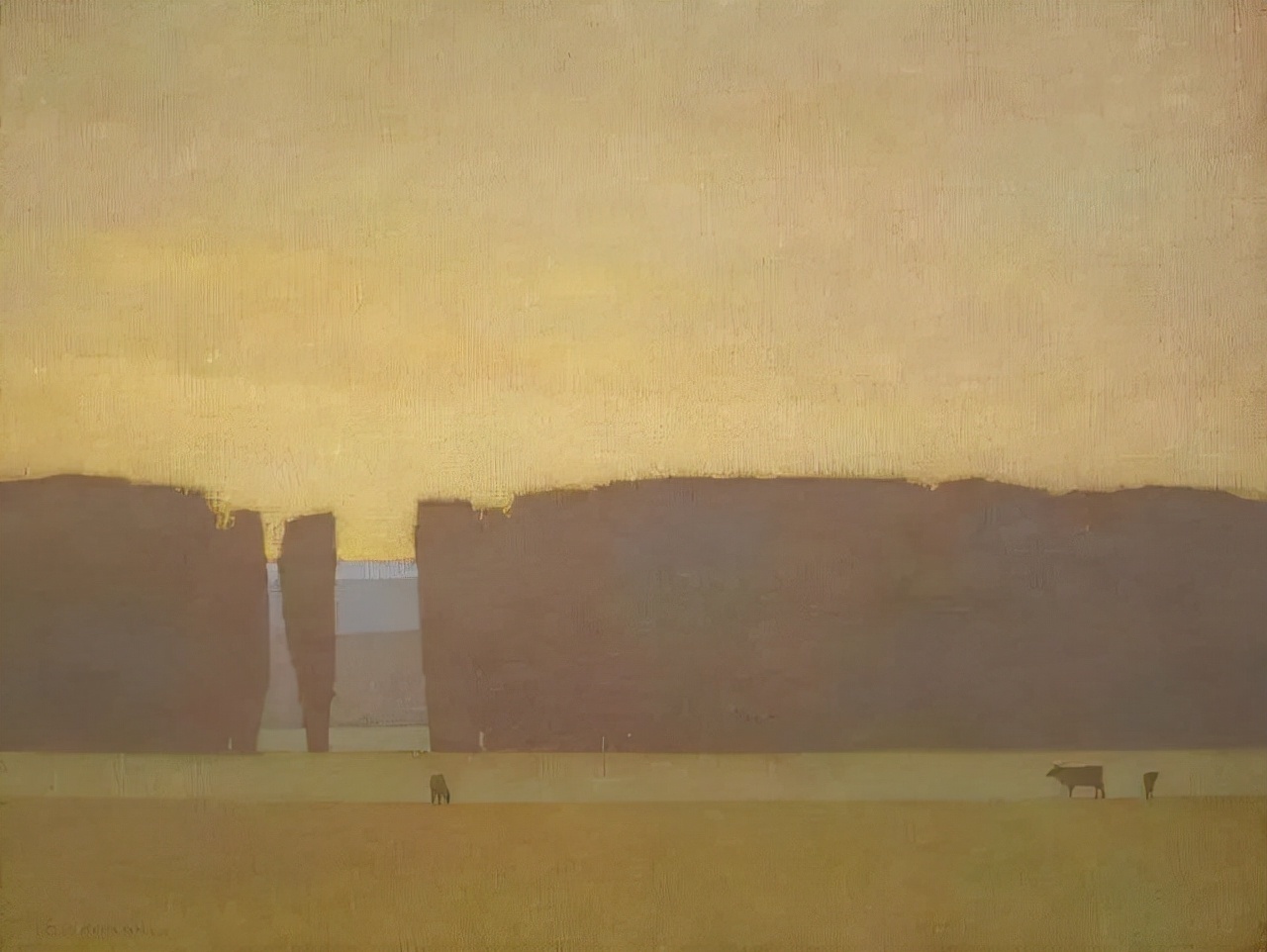 回味无穷#他的风景画面简单到极致,有人说他太偷懒了!