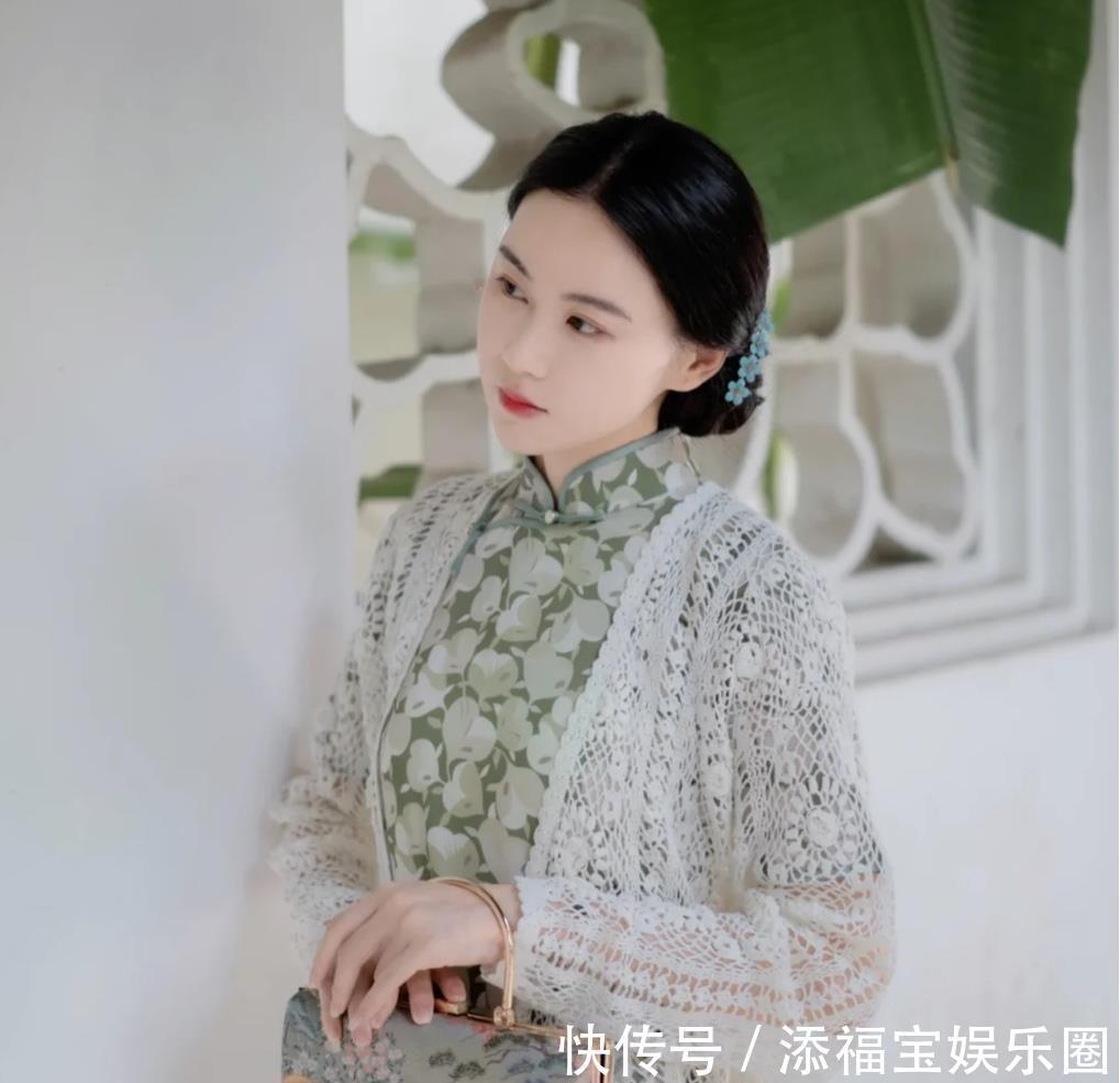 女人味|国风旗袍穿搭的魅力，一片式气质清雅有风韵，改良旗袍婉约时髦