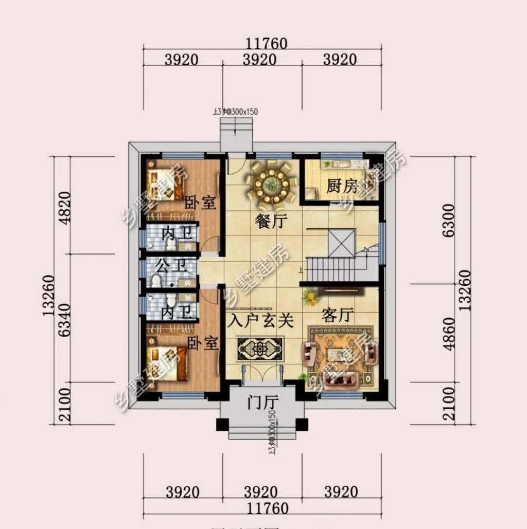 卧室内|三层新品中式,结合现代设计,建造一栋,您绝对不后悔