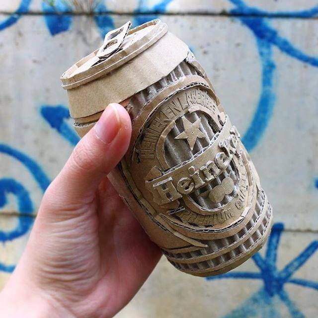 星球大战#日本妹子将废弃纸板做成模型,是可以被称为杰作的艺术品