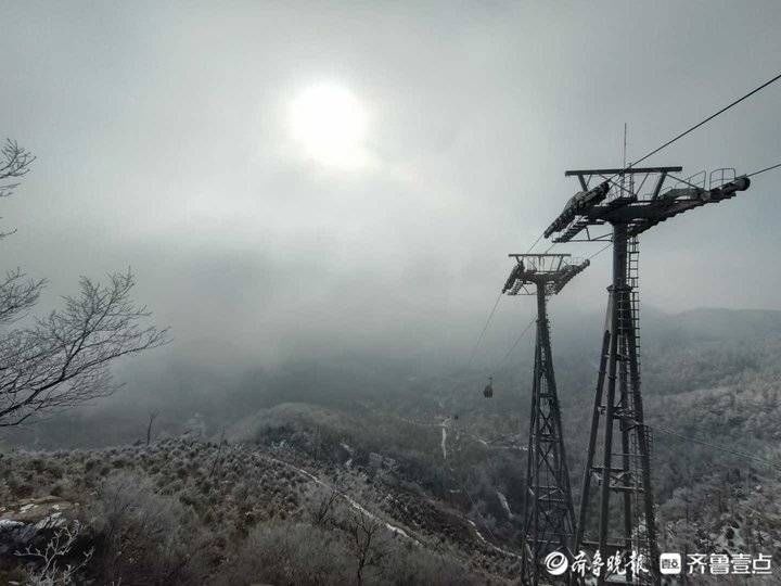 蔡长春|大美沂山，雾凇又起惊艳游人