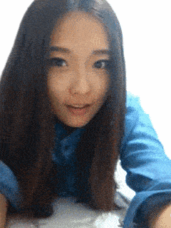 |搞笑GIF:美女,你这么调皮真的好吗?