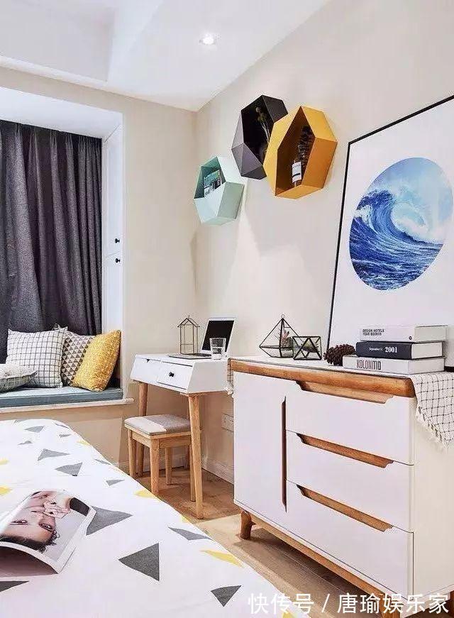 衣帽间|76m2温馨小家,麻雀虽小五脏俱全,还挤出一个的衣帽间