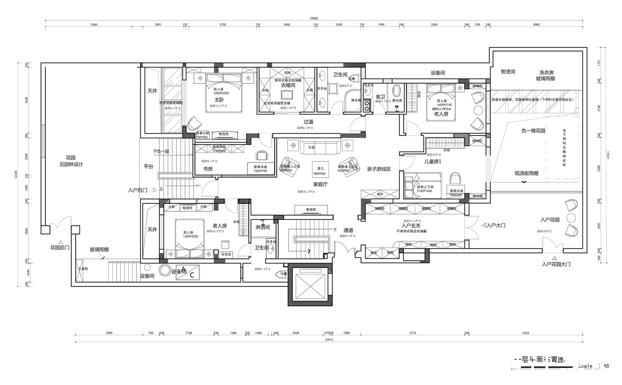 灰木纹|480㎡禅意空间，日式实木别墅，自然和谐宁静的家