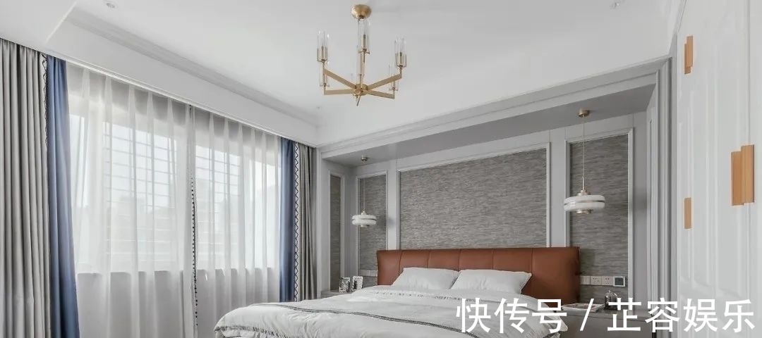 香水百合|149㎡轻奢美式风格装修,高级灰缔造撩人轻熟风