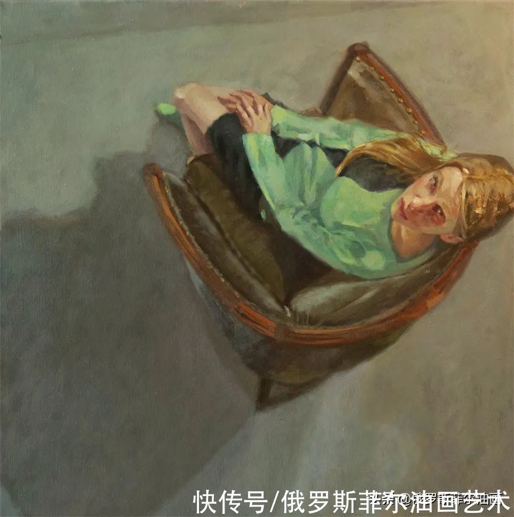 油画&美国画家桑德拉·弗朗德的油画里,充满了微妙而引人注目的情感