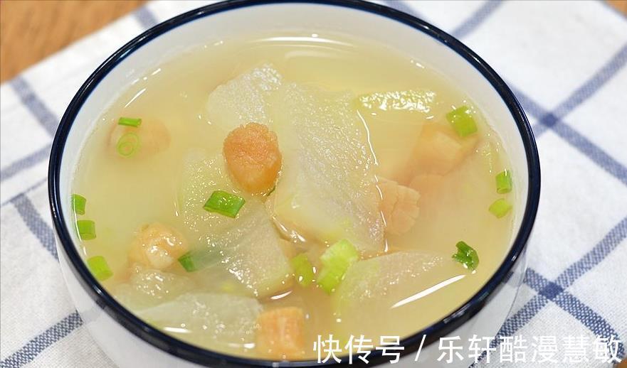 冬瓜块|干贝冬瓜汤秋冬宜喝汤，温暖身体，清淡健康