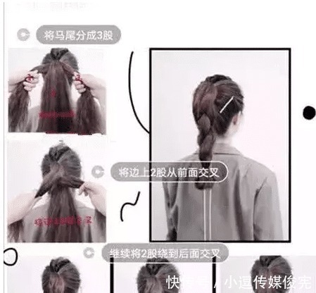 马尾辫|建议:天热了就扎这4款“马尾辫”,凉快又洋气,手残党也学的会